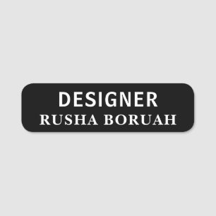 Badges nominatifs d'entreprise pour employés
