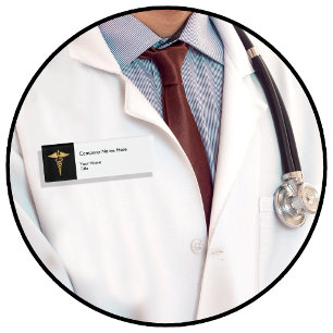 Badges nominatifs Médicale de personnel