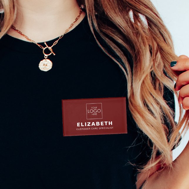 Badges Professionnels Personnalisés Avec Logo (Créateur téléchargé)