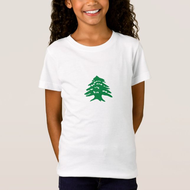 badine le T-shirt - cèdre libanais (Devant)