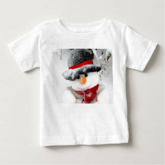 Badine le T-shirt de bonhomme de neige