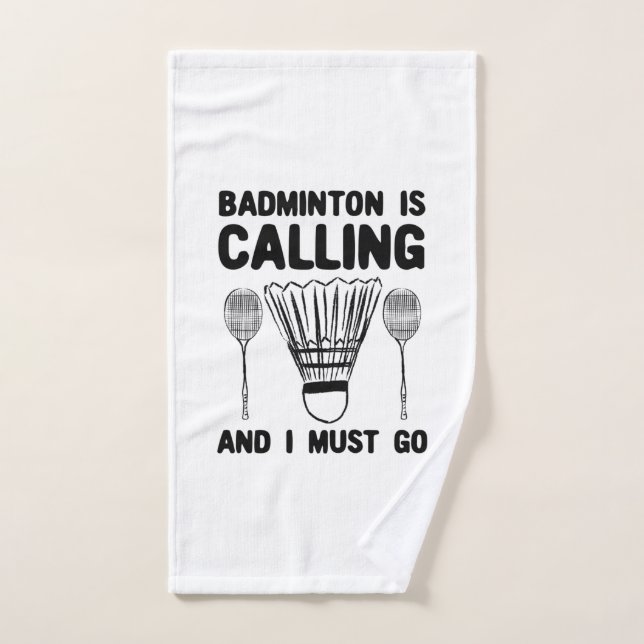 Badminton - Badminton vous appelle (Serviette à main)
