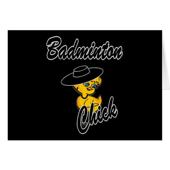 Badminton Chick #4 (Devant horizontal)