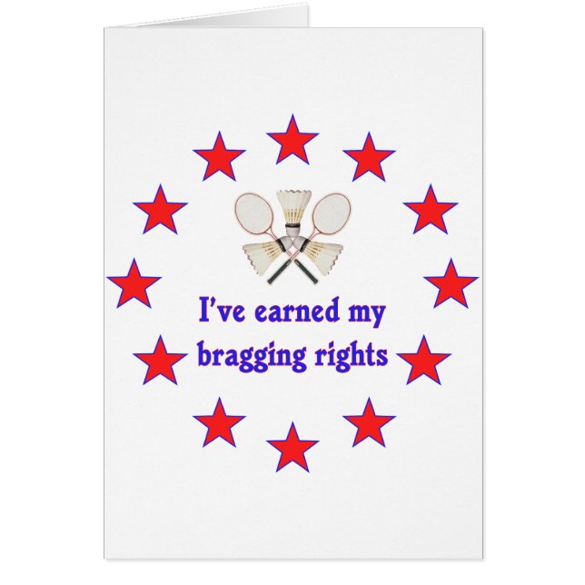 Badminton de vantardise de droites (Devant)