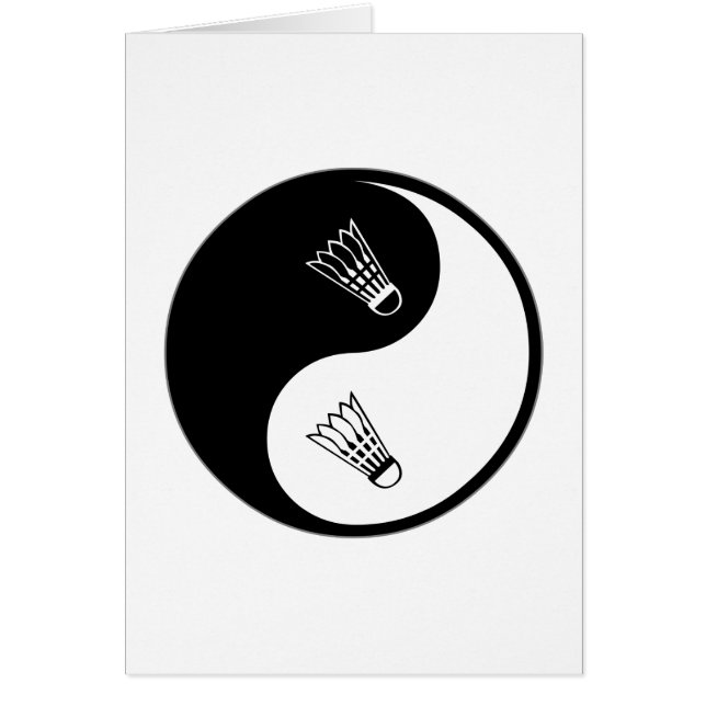 Badminton de Yin Yang (Devant)