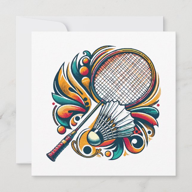 Badminton Graphic (Devant)