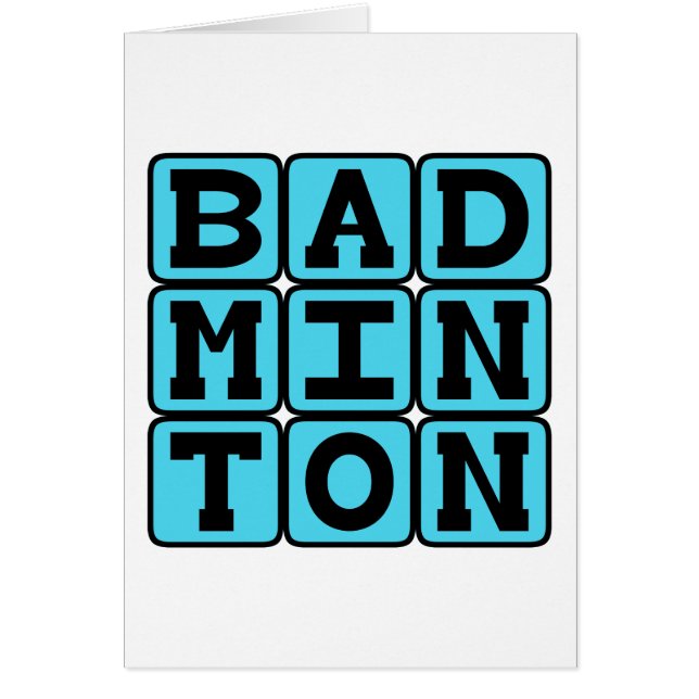 Badminton, Racquet Sport (Devant)