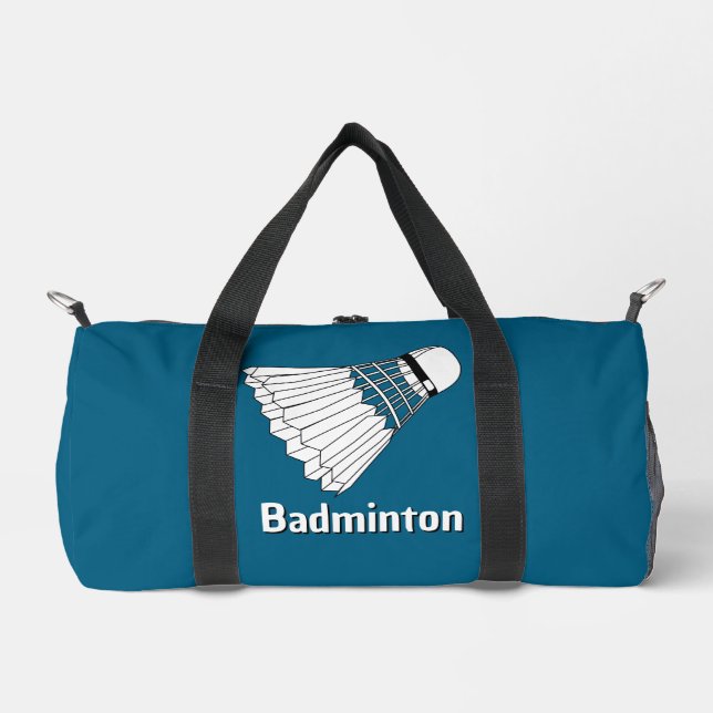 Badminton Shuttlecock Design Duffel Sac (Recto)