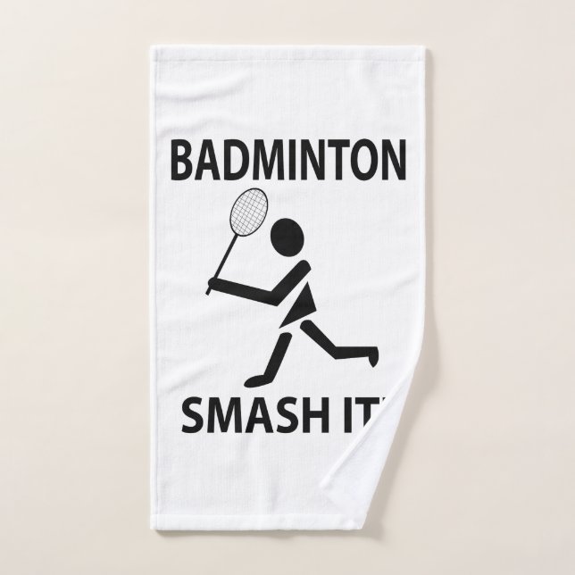 Badminton Smash It Sports Player Entraîneur Badmin (Serviette à main)