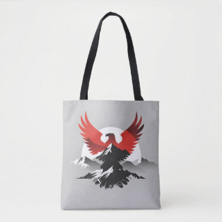Bag "Aigle et montagnes albanais | Tote Modern Heritag