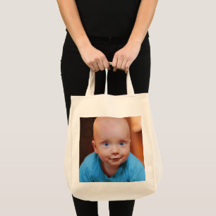 BAG BABY SHOWER GIFT CUSTOM PHOTO TOTE PURSE