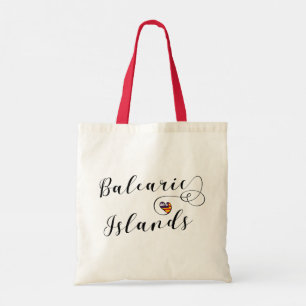 Bag Balearic Islands Flag Heart, The Balearics Tote Ba