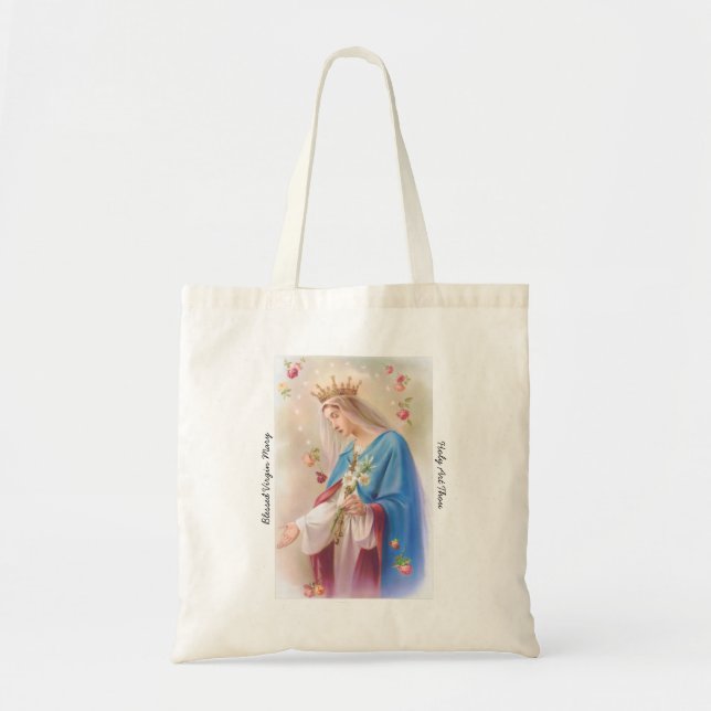 Bag Blessed Virgin Mary Canvas Tote (Devant)