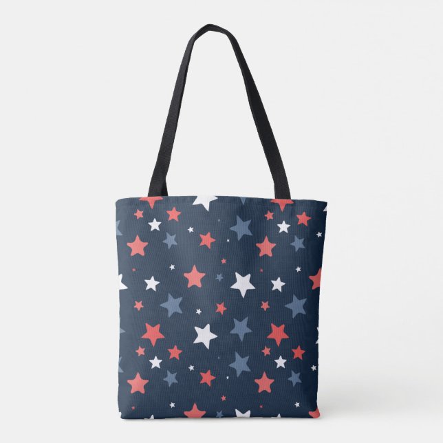 Bag Blue Star Tote Blanc de Playful (Dos)