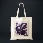 Bag Bolsa Tote Arte Nocturno Abstracto<br><div class="desc">Una bolsa tote con diseño inspirado en la biodiversidad nocturna,  combinando misterio,  elegancia y funcionalidad para el uso diario.</div>