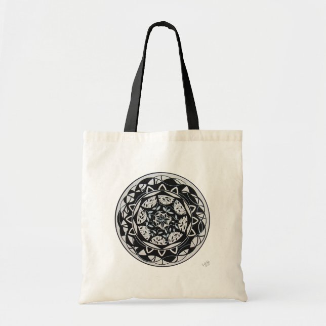 Bag Bolsa Tote Mandala Serenidade Floral (Devant)
