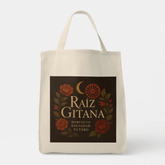 Bag Bolsa tote "Raíz Gitana "Orgullo, Fuerza y raices