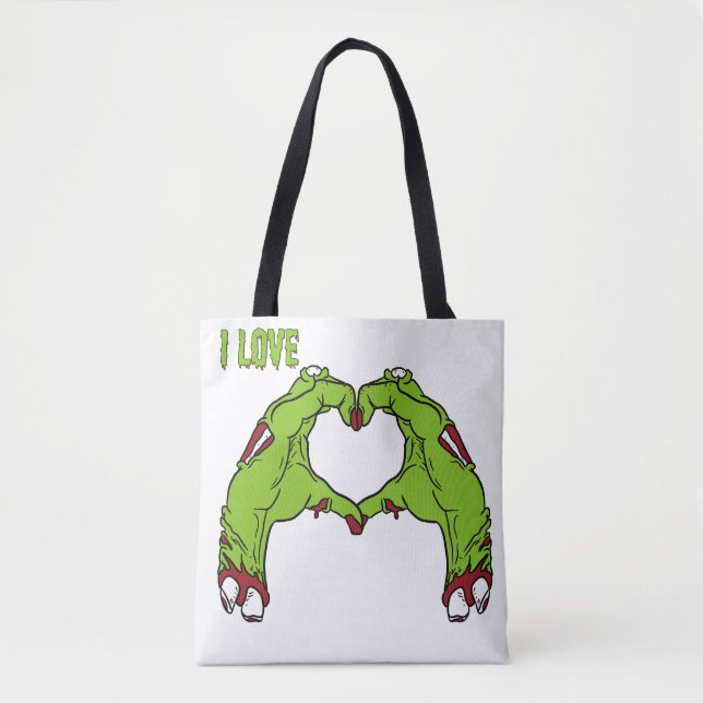 Bag bolsa tote Zombie Love (Devant)