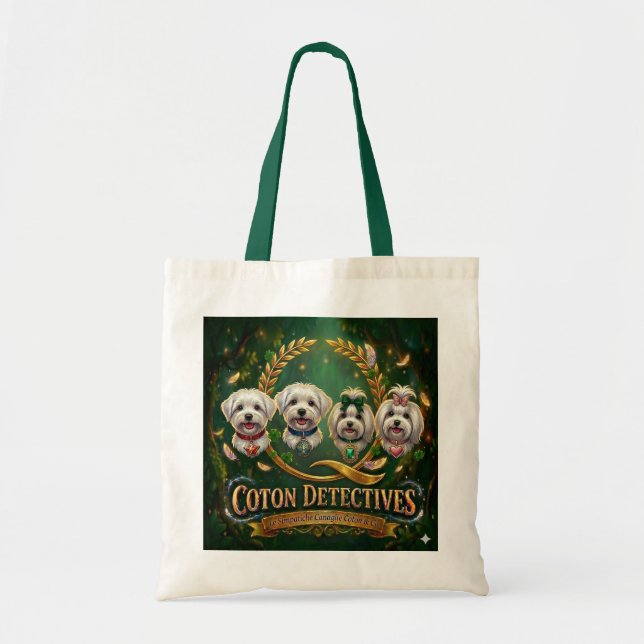 Bag Borsa Tote Coton Detectives  (Devant)