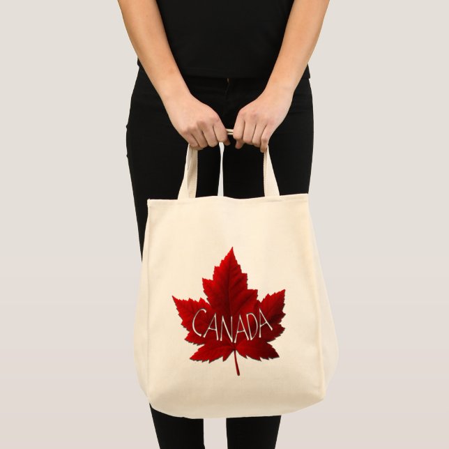 Bag Canada Souvenir Tote Bags Canada Maple Leaf Bags (Devant (produit))