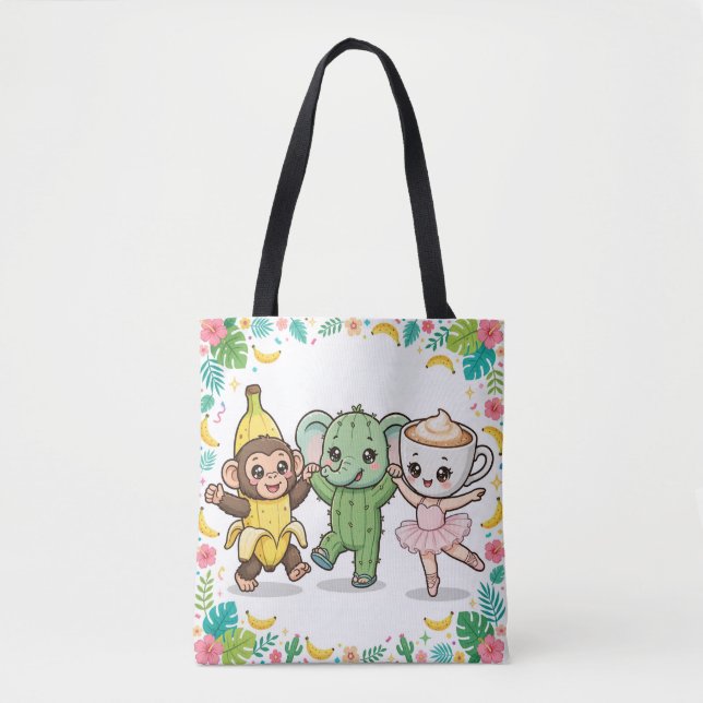 Bag  Chimpanzini Bananini Jungle Party Tote (Devant)