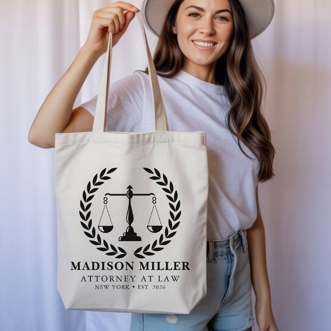 Bag Custom Lawyer Tote Bag, New Lawyer Graduation Gift (Law school graduation gift, Gift for attorney lawyer, Birthday gift for lawyer, New job attorney bag)