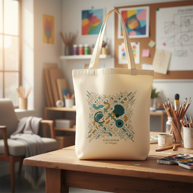 Bag Custom Name & QR Code Business Tote (Créateur téléchargé)