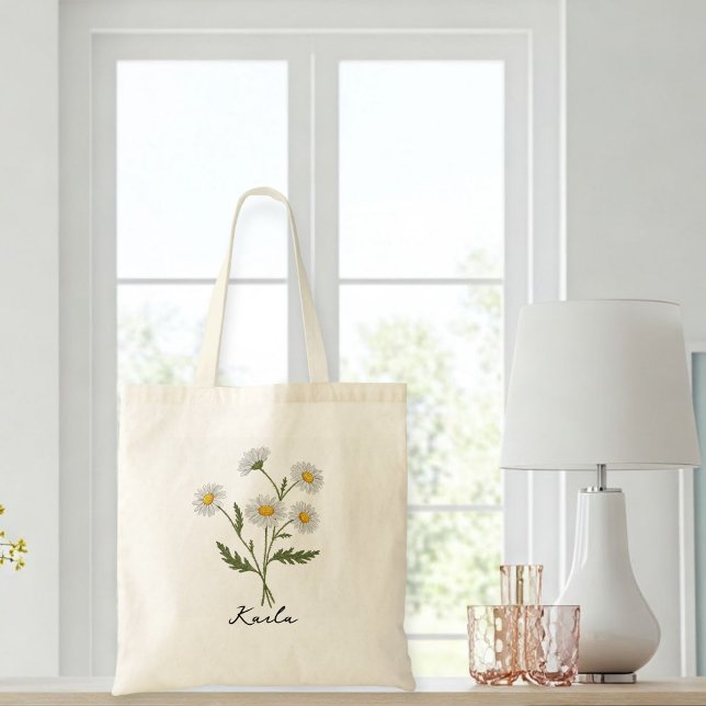Bag daisy tote bags, elegant for her (Créateur téléchargé)