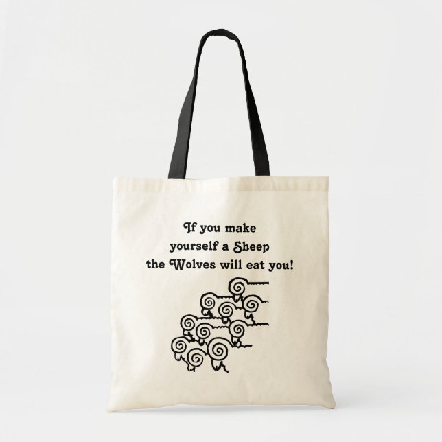 Bag Don't be a Sheep tote (Devant)