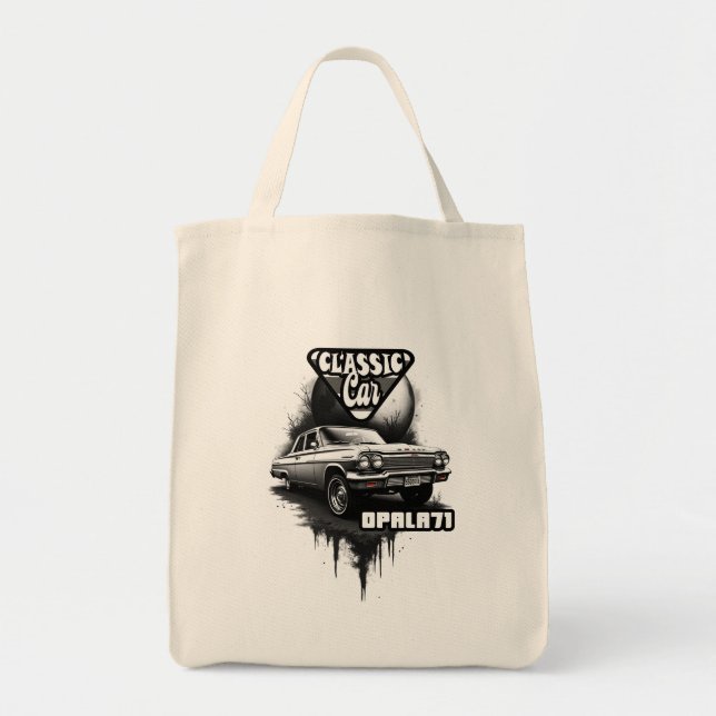 Bag Estampa Carro - Classic Car Opala 71 - Bolsas Tote (Devant)