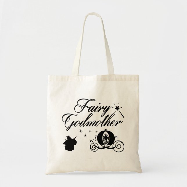Bag fairy godmother tote, godmother tote gift (Devant)