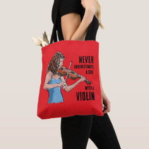 Bag Fille avec un tote violon