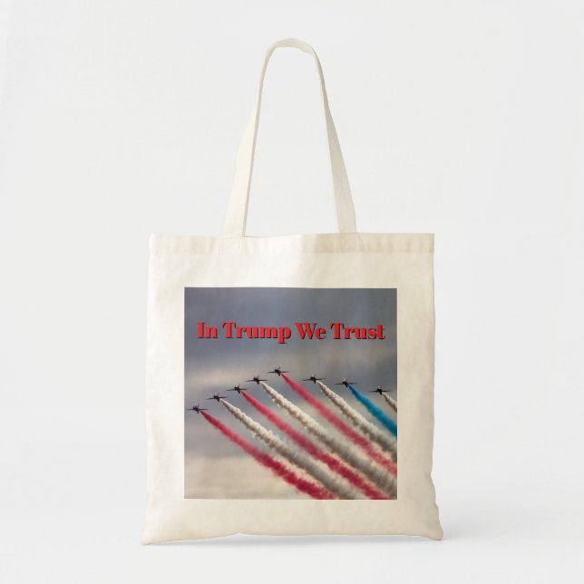 Bag In Trump We Trust: Patriotic Flyover Tote (Devant)