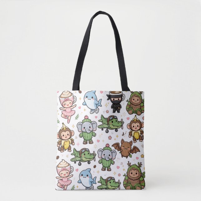 Bag Italian Brainrot All Stars Doodle Tote (Devant)