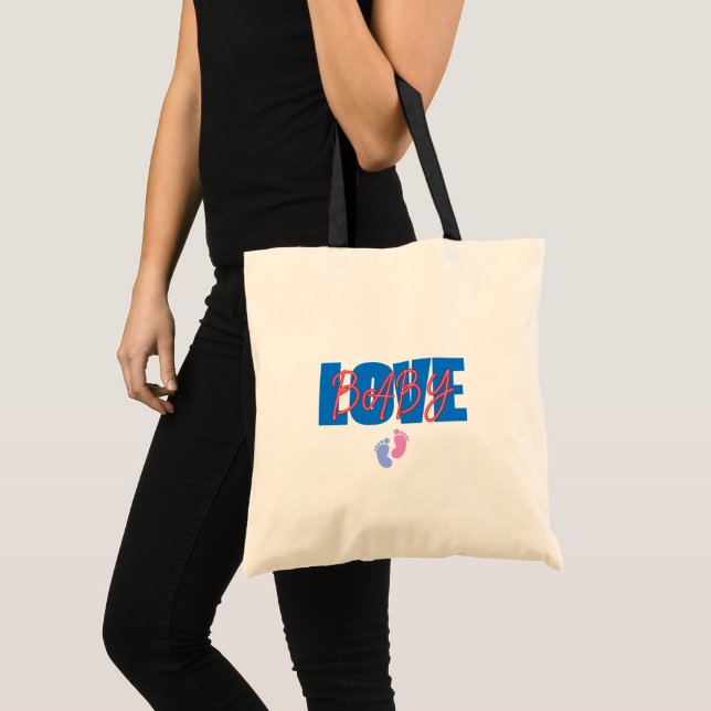 Bag Love Baby Minimal Shower Tote (Devant (produit))
