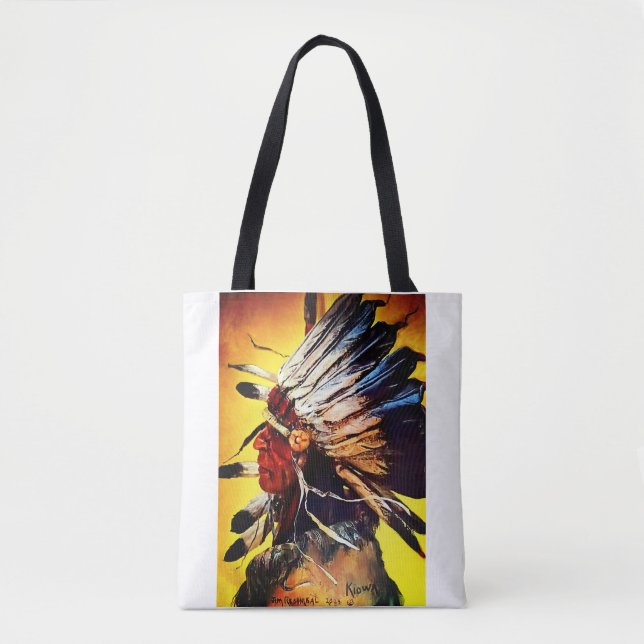 Bag Native American Chief Tote (Devant)