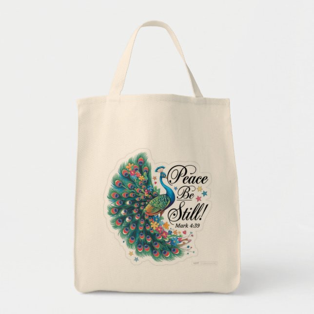 Bag Peace be still grocery tote (Devant)