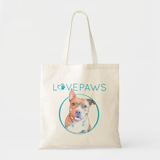 Bag Pittie Love Tote (Devant)
