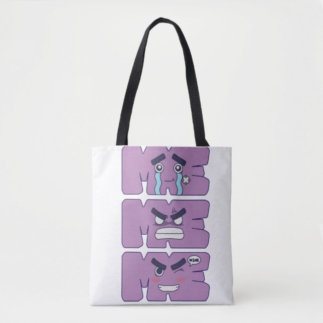 Bag Rock Lee ! Visages Tote (Devant)