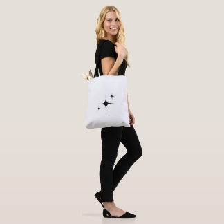 Bag Shine Bright Every Day with the Black Stars Tote