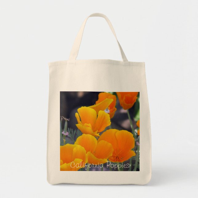 Bag Spring California Poppies Organic Tote (Devant)