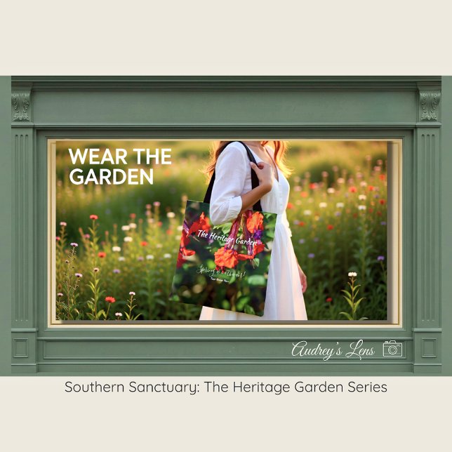 Bag Spring Wildflower Meadow Floral Cotton Tote (Créateur téléchargé)