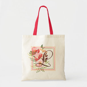 Bag Tote à monogramme Bouquet encadré