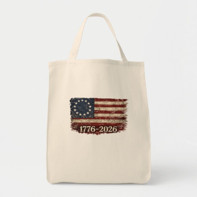 Bag Tote affichant fièrement le 250e anniversaire des  (Devant)