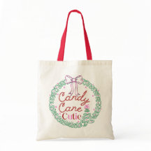 Tote Candy Cane Cutie