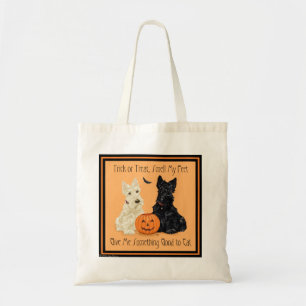 Bag Tote de Halloween pour Terrier Écossais
