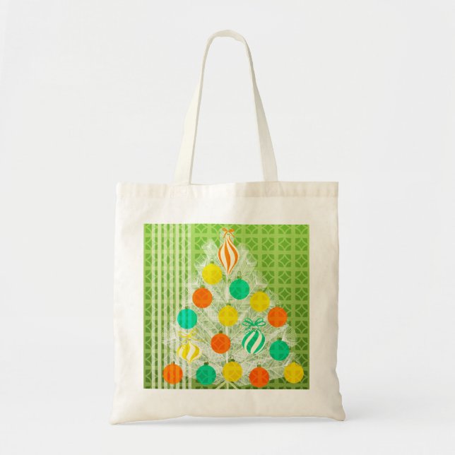 Bag Tote de Noël du milieu du siècle (Devant)
