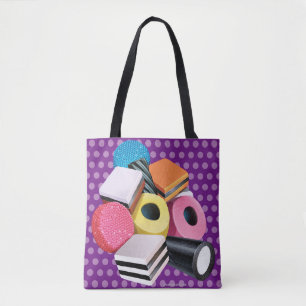 Bag Tote d'épaule. Candy Allsports en cascade violets