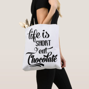 Bag Tote drôle de chocolat Accro au chocolat
