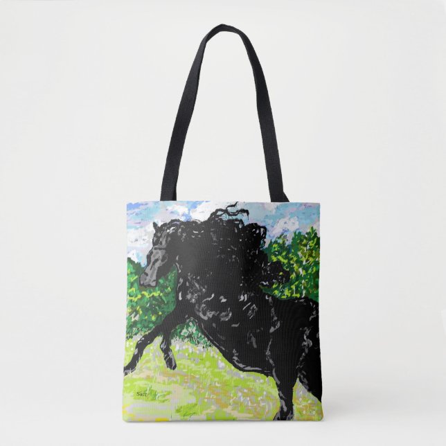 Bag Tote : ÉTALON NOIR (Devant)